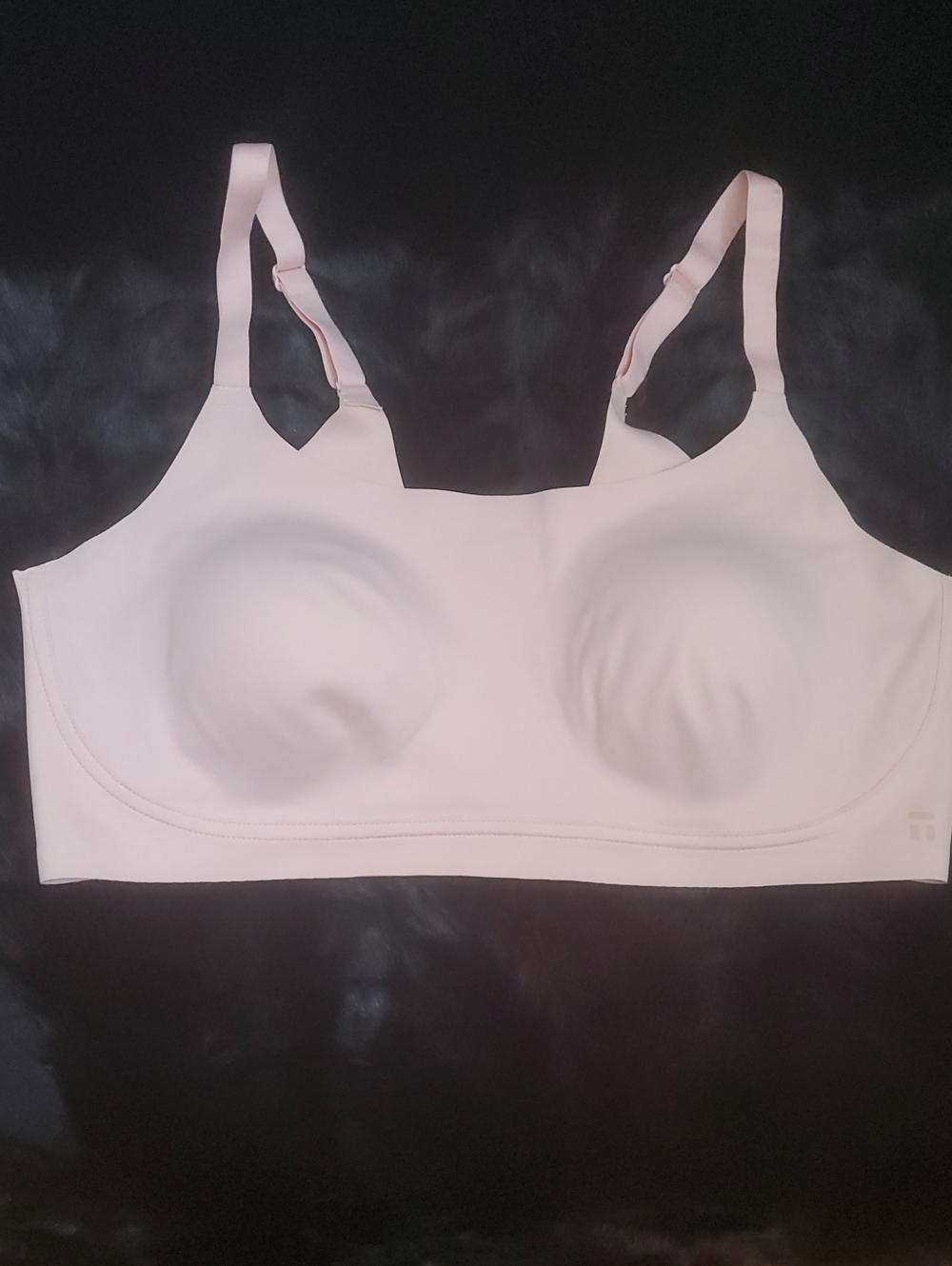 TOMMY JOHN NO SHOW SCOOP BRALETTE IN LIGHT PINK /SIZE: XLARGE